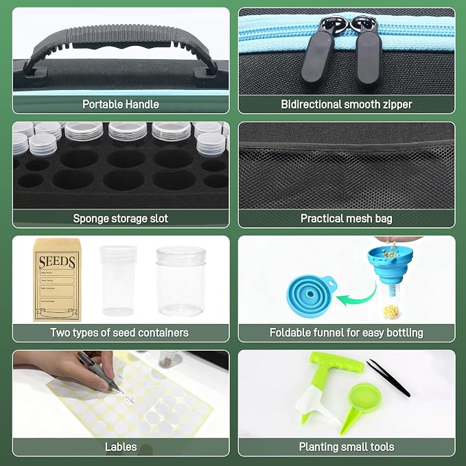114 Slots Seed Storage Organizer Kit - Image 3