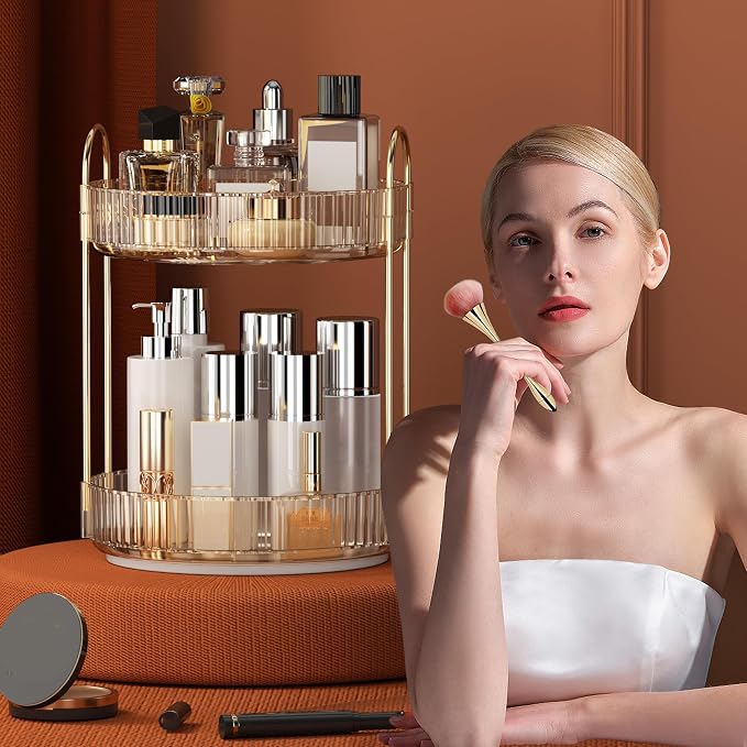 YCIA&DONE 360 Rotating Makeup Organizer and Storage - Image 6