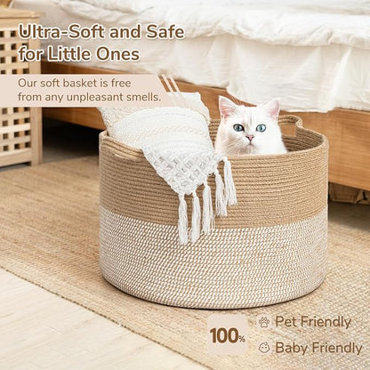 INDRESSME Extra Large Woven Baskets - Image 6
