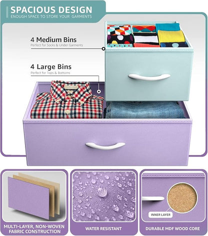 Sorbus Dresser with 8 Drawers - Image 5