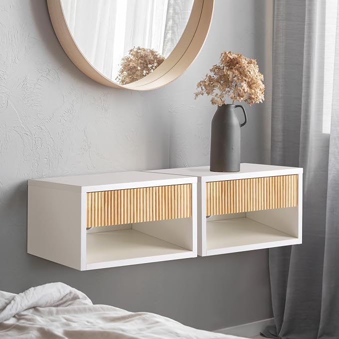 JONATHAN Y NST2001B Elise 15.71" Classic Contemporary Floating Wall Mounted - Image 3