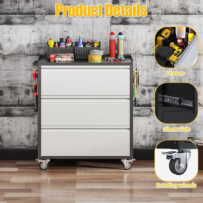 Aobabo Metal Garage Storage Cabinets - Image 5