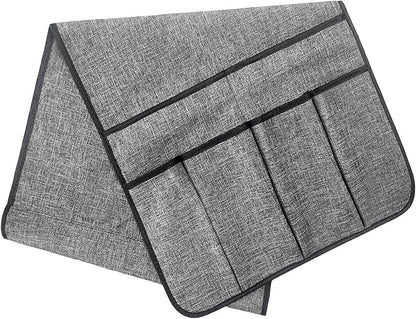 IPENNY Cotton Linen Sofa Couch Remote Control Holder Chair Armrest Caddy Pocket - Image 5