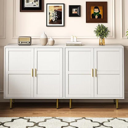 RoyalCraft 2-Door Wood Cabinet, Modern Credenza - Image 4