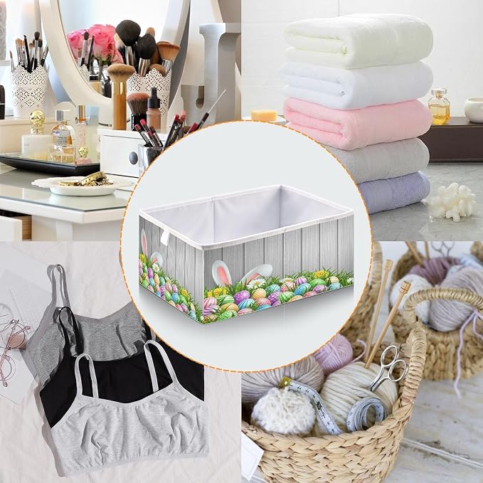 Easter Grass Eggs Closet Organizers Storage Cubes Storage Bins Shelf Baskets - Image 5