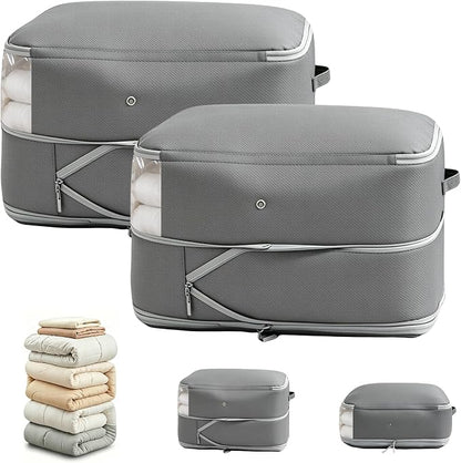 Comforter Storage Bag, Large Capacity Blanket Storage Bags 2-Layer Ultra Space by Unknown