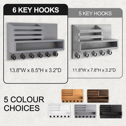 Key and Mail Holder Wall Mount, Key Hanger - Image 5