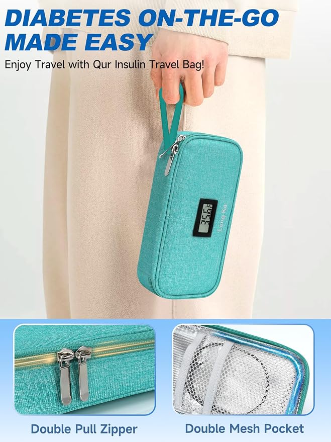 Insulin Cooler Travel Case, TSA Approved Refrigerated Medicine Travel Bag - Image 7