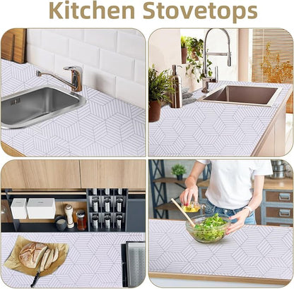 Shelf Liners for Kitchen Cabinets 24in x 30FT, Non Adhesive Cabinet Liner - Image 6