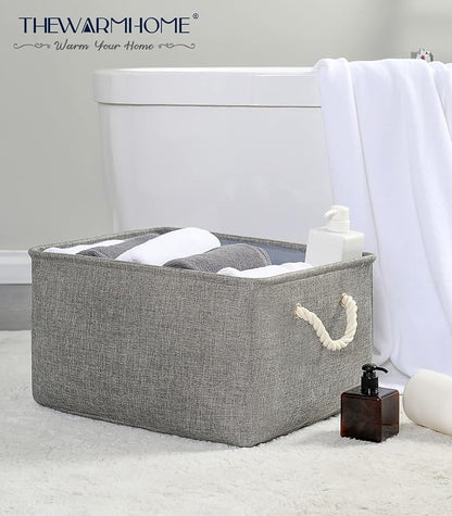 TheWarmHome Fabric Storage Bins Baskets - Image 3
