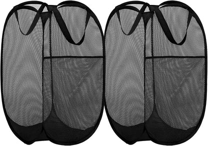 BATTOO Deluxe Strong Mesh Pop up Laundry Hamper Basket by BATTOO