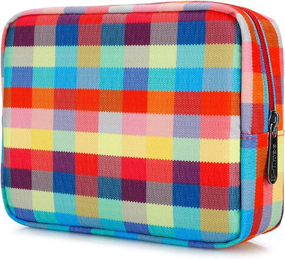 E-Tree Cute Makeup Bag, Big Travel Make up Pouch, Zipper Large Toiletry by E-Tree