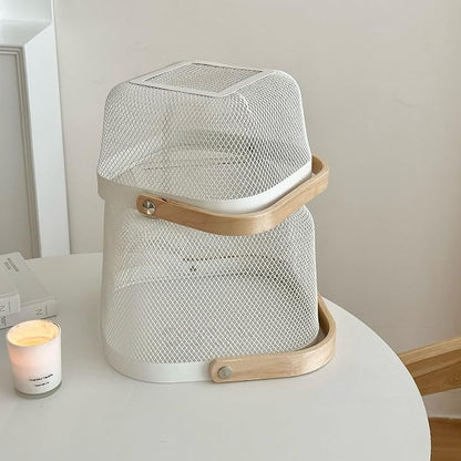 AJIODA Metal Mesh Wire Basket, Mini Steel Basket - Image 7