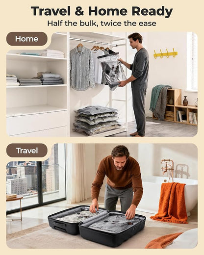 BAGSMART Travel Vacuum Bags for Suitcase & Home, 18 Pack - Image 7