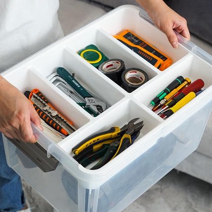 Citylife 32 QT Plastic Storage Bins - Image 8