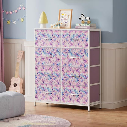 WLIVE Fabric Dresser for Bedroom, Tall Dresser - Image 8