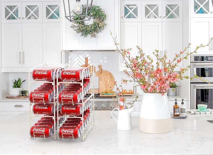 Simple Houseware Soda Can Organizer Stackable Rack Dispenser - Image 4