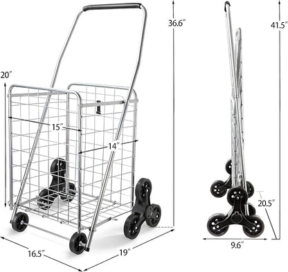 Wellmax 2-Pack Shopping Utility Cart - Image 8