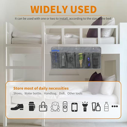 RV Shoe Pockets 6 Large Pockets Heavy Hanging Bedside Storage Organizer - Image 4