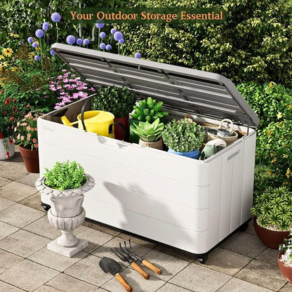 ZZM 110 Gallon Outdoor Deck Box - Image 5