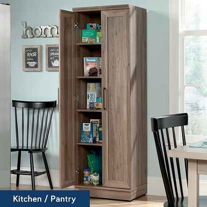 Sauder HomePlus Storage Cabinet/ pantry cabinets, Salt Oak finish - Image 7