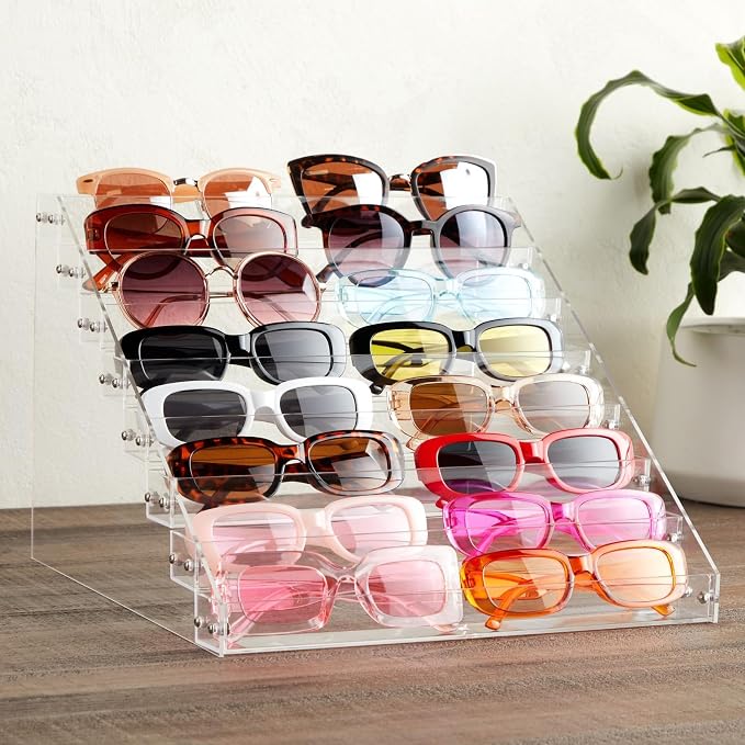 Okuna Outpost 8-Tier Acrylic Nail Polish Rack - Image 3