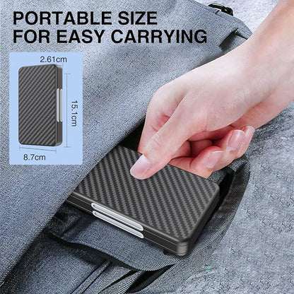 HEIYING SD Card Holder for Memory SD and TF Cards, Portable Case Compatible - Image 6