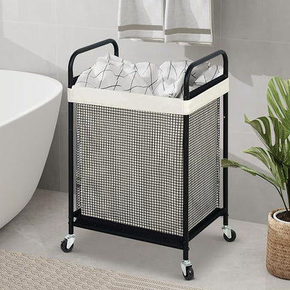 STO STO Laundry Hamper, 90L Rolling Laundry Sorter Cart - Image 3