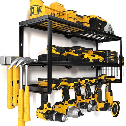 YYR Heavy Duty Power Tool Organizer Wall Mount, Cordless Drill Hanger Storage by YYR