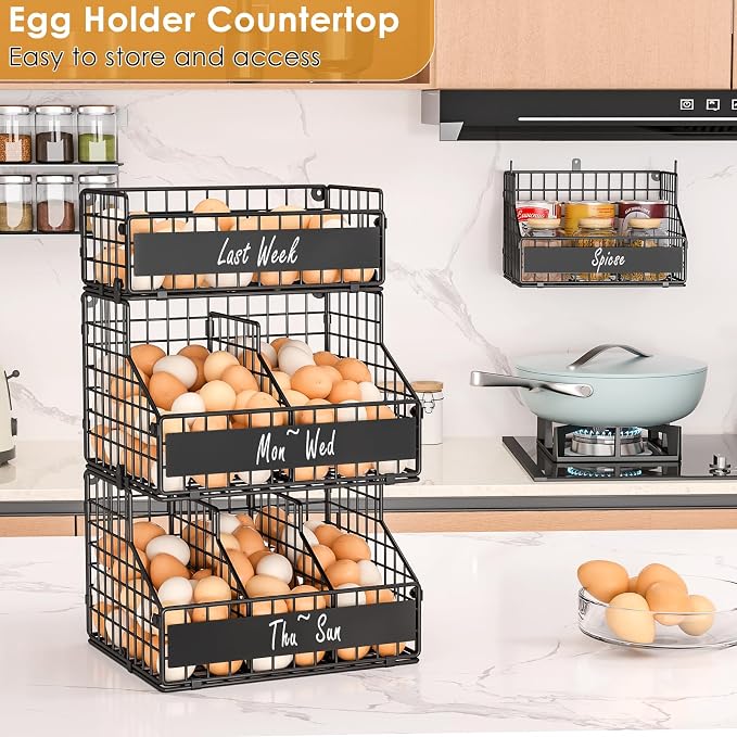 3-Tier Egg Holder Countertop - Image 6
