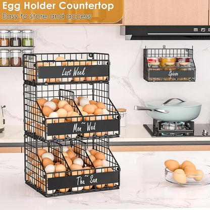 3-Tier Egg Holder Countertop - Image 6