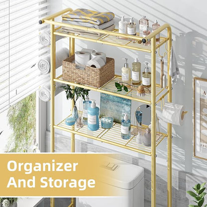 Simple Trending 3 Tier Over The Toilet Rack, Shelf Bathroom, Bathroom Stand - Image 7