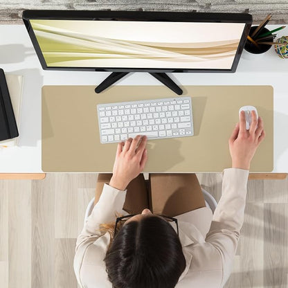 Non-Slip Desk Pad, Desk mat, Waterproof PU Leather Protector, Easy Clean Laptop - Image 5