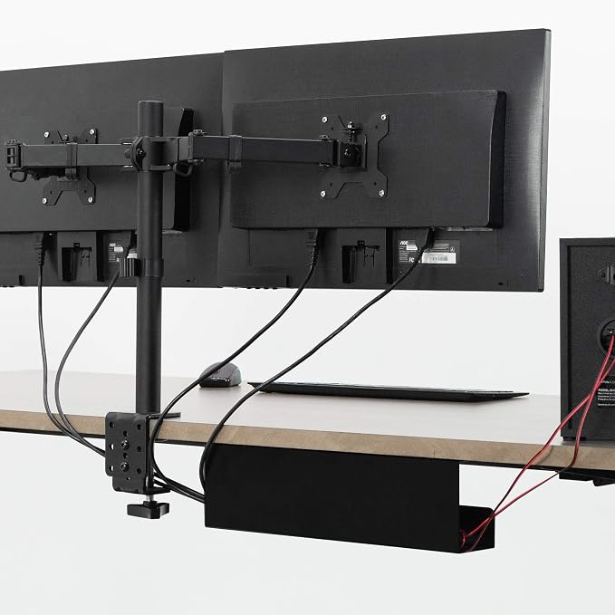 VIVO Under Desk 17 inch Cable Management Tray, Power Strip Holder, Cord - Image 9