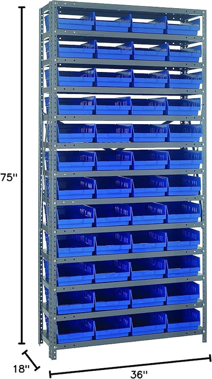 Quantum Storage Systems 1875-108BL Steel Shelving Unit - Image 2