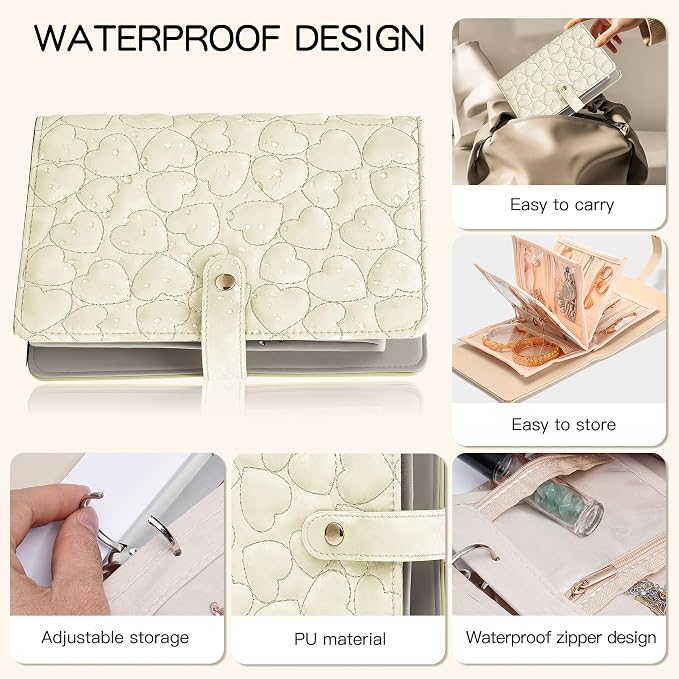 Travel Jewelry Organizer Case, Jewelry Storage Roll Bag - Image 4