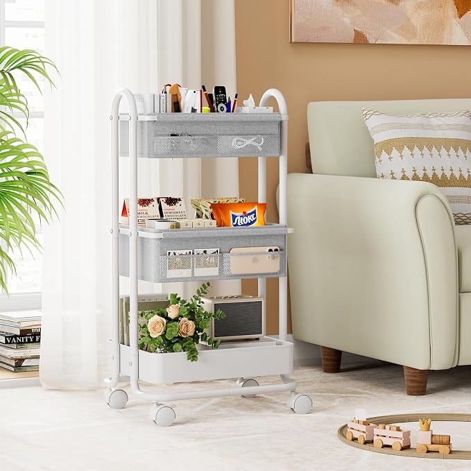 Modanais Baby Diaper Caddy Organizer Cart - Image 4