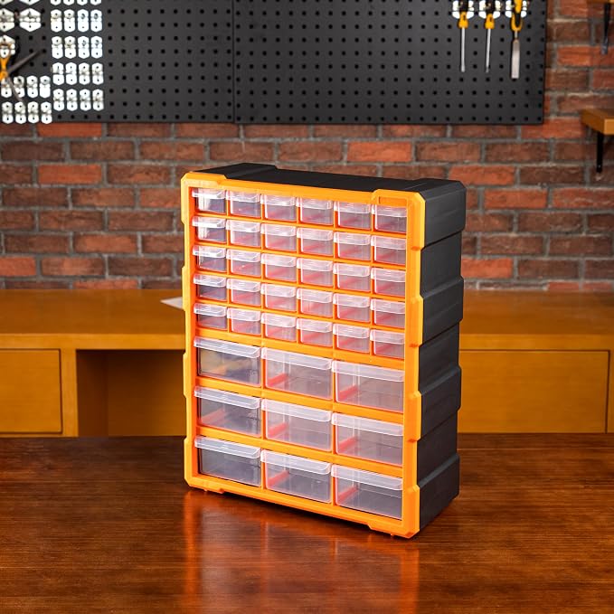 Amazon Basics Wall Mount Hardware and Craft Storage Cabinet Organizer - Image 8