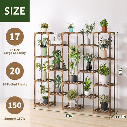 Uneedem Plant Stand Indoor Outdoor, Tall Plant Shelf - Image 4