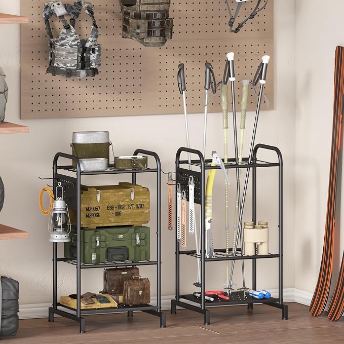 viewcare Garden Tool Organizer, Garden Tool Rack and Storage, Heavy Duty Steel - Image 7