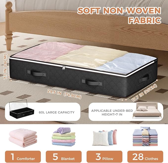 Budding Joy Under Bed Storage Containers - Image 3
