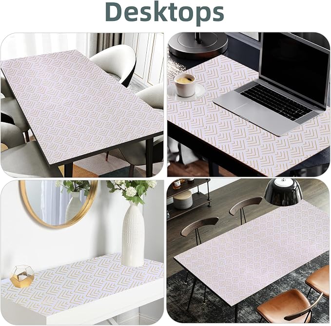Shelf Liner for Kitchen Cabinets Non Adhesive Drawer Liner Gold Arrow Non-Slip - Image 7