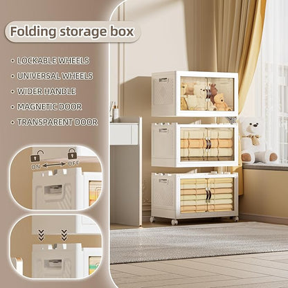 200 QT / 50 Gal Extra Wide Foldable Plastic Cabinet - Image 5