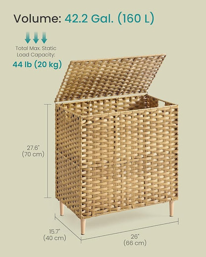 SONGMICS 3-Section Laundry Hamper - Image 7
