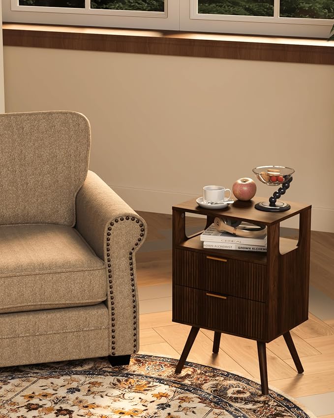 Nightstand, Modern Bedside Table - Image 6