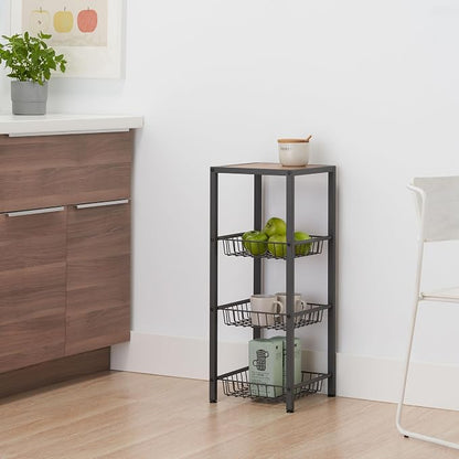 TRINITY 4-Tier Freestanding Metal Shelving Rack - Image 3