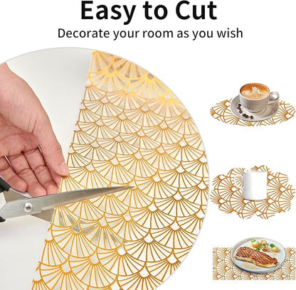 3D Drawer and Shelf Liner for Kitchen Cabinet: 12 in X 20 Ft 3D Waterproof - Image 3