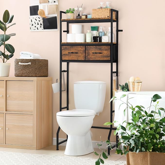 YBING Over The Toilet Bathroom Storage Cabinet - Image 3
