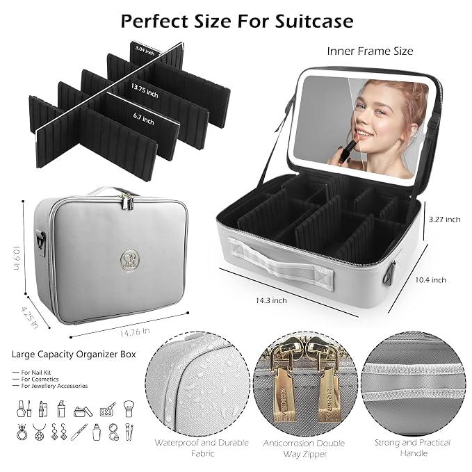 MOMIRA Large Makeup Train Case - Image 2