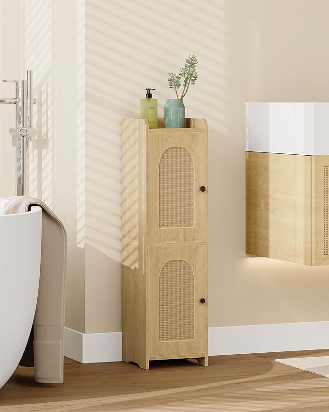 Hzuaneri Bathroom Storage Cabinet, Small Corner Floor Cabinet - Image 7